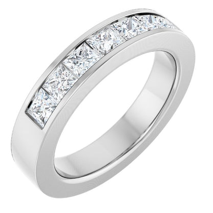 1 1/6 CTW Lab-Grown Diamond Band, 4.2 mm