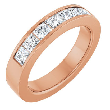 1 1/6 CTW Lab-Grown Diamond Band, 4.2 mm