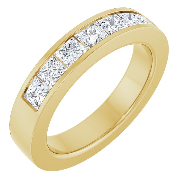 1 1/6 CTW Lab-Grown Diamond Band, 4.2 mm