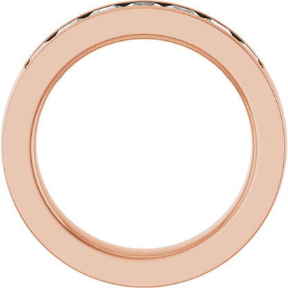 1 1/6 CTW Lab-Grown Diamond Band, 4.2 mm