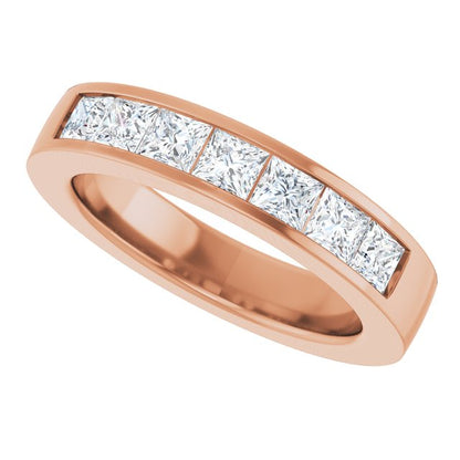 1 1/6 CTW Lab-Grown Diamond Band, 4.2 mm