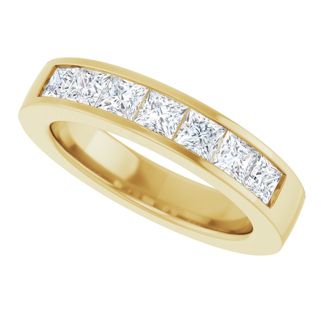 1 1/6 CTW Lab-Grown Diamond Band, 4.2 mm