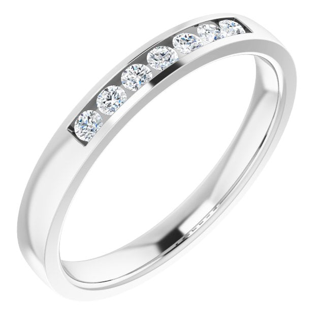1/5 CTW Natural Diamond Band, 3 mm