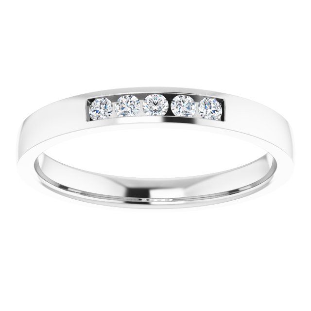1/6 CTW Lab-Grown Diamond Band, 3 mm