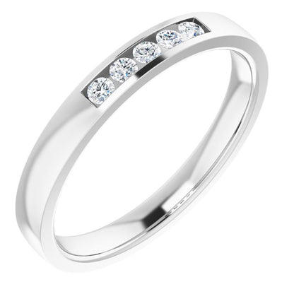1/6 CTW Lab-Grown Diamond Band, 3 mm