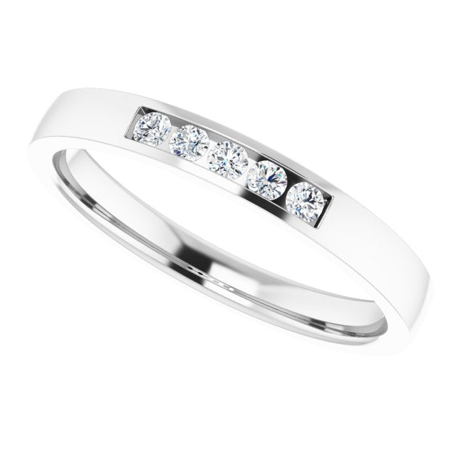 1/6 CTW Lab-Grown Diamond Band, 3 mm