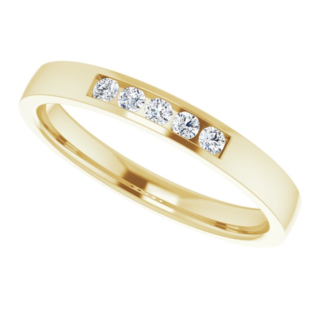 1/6 CTW Lab-Grown Diamond Band, 3 mm
