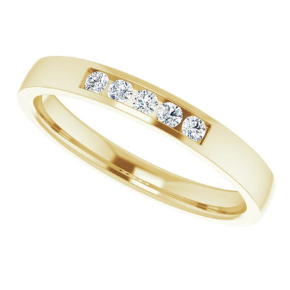 1/6 CTW Lab-Grown Diamond Band, 3 mm