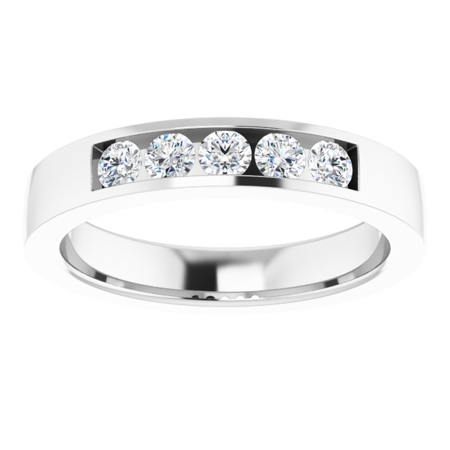 1/2 CTW Lab-Grown Diamond Band, 4.2 mm
