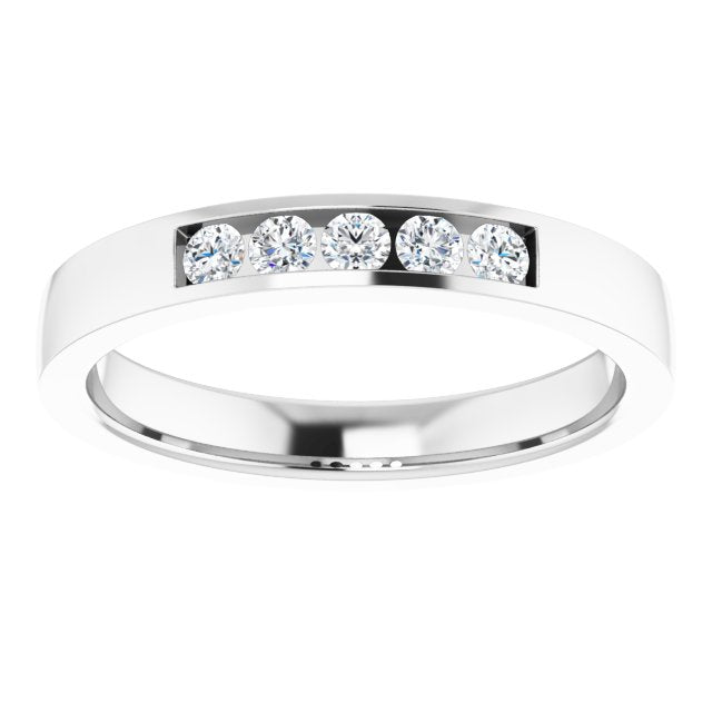 1/3 CTW Lab-Grown Diamond Band, 3.6 mm