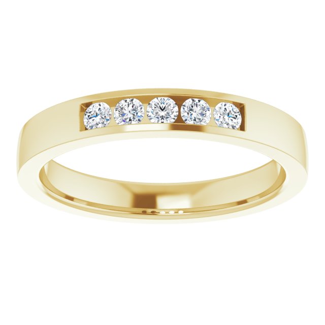 1/3 CTW Lab-Grown Diamond Band, 3.6 mm