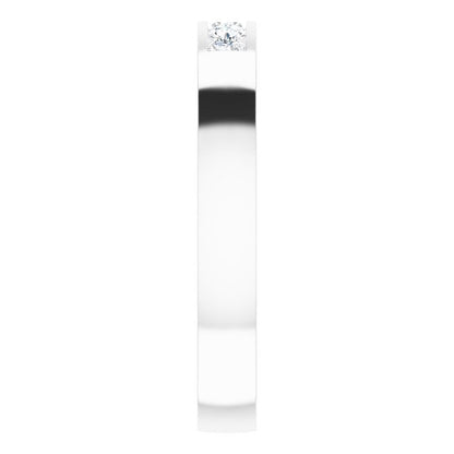 1/3 CTW Lab-Grown Diamond Band, 3.6 mm