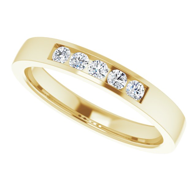 1/3 CTW Lab-Grown Diamond Band, 3.6 mm