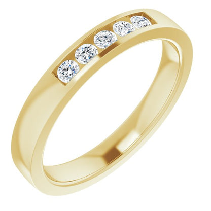1/3 CTW Lab-Grown Diamond Band, 3.6 mm