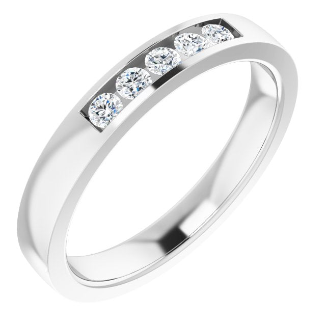 1/3 CTW Lab-Grown Diamond Band, 3.6 mm