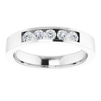 1/2 CTW Lab-Grown Diamond Band, 4.2 mm