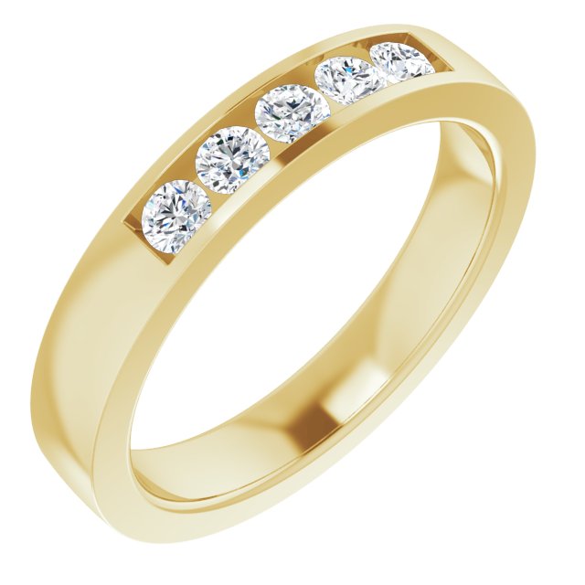 1/2 CTW Lab-Grown Diamond Band, 4.2 mm