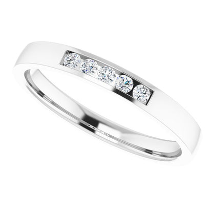 1/6 CTW Lab-Grown Diamond Band, 3 mm