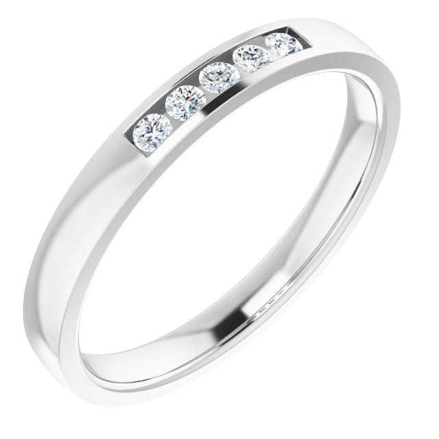 1/6 CTW Lab-Grown Diamond Band, 3 mm