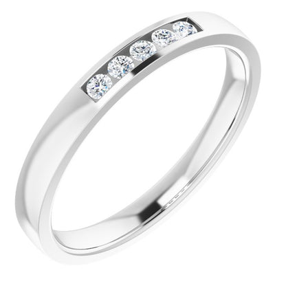 1/6 CTW Lab-Grown Diamond Band, 3 mm