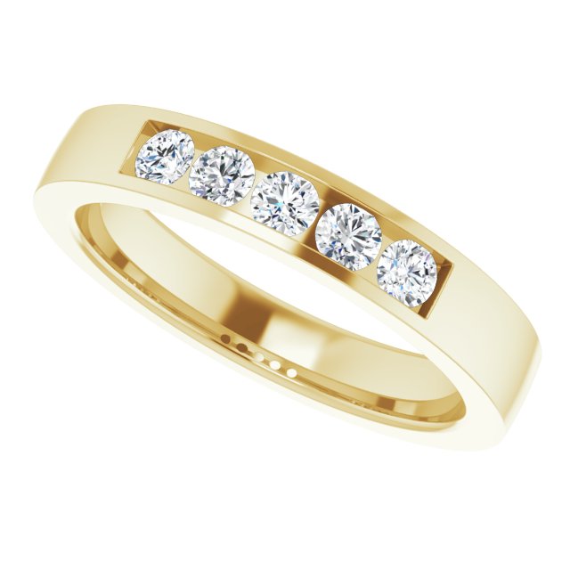 1/2 CTW Lab-Grown Diamond Band, 4.2 mm