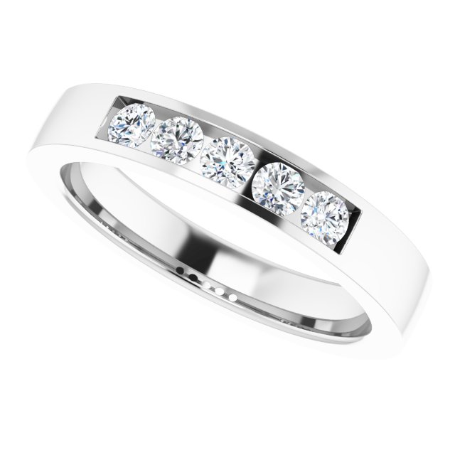 1/2 CTW Lab-Grown Diamond Band, 4.2 mm