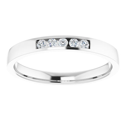 1/6 CTW Lab-Grown Diamond Band, 3 mm
