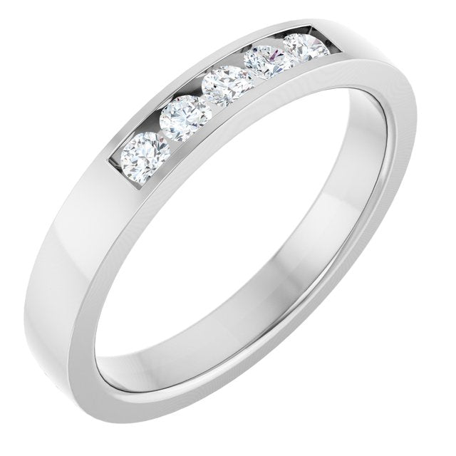 1/3 CTW Lab-Grown Diamond Band, 3.6 mm