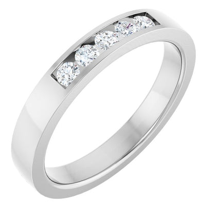 1/3 CTW Lab-Grown Diamond Band, 3.6 mm