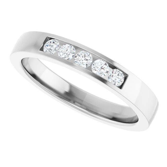 1/3 CTW Lab-Grown Diamond Band, 3.6 mm