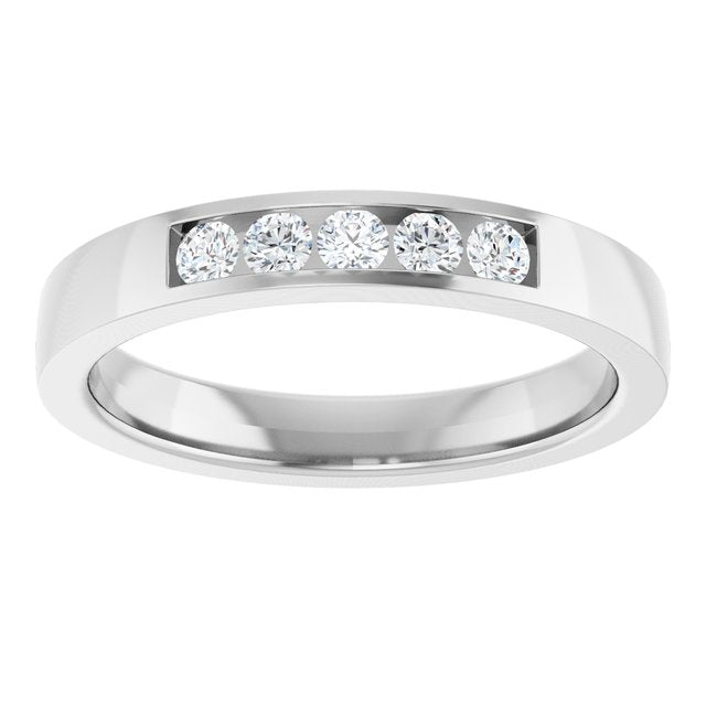 1/3 CTW Lab-Grown Diamond Band, 3.6 mm
