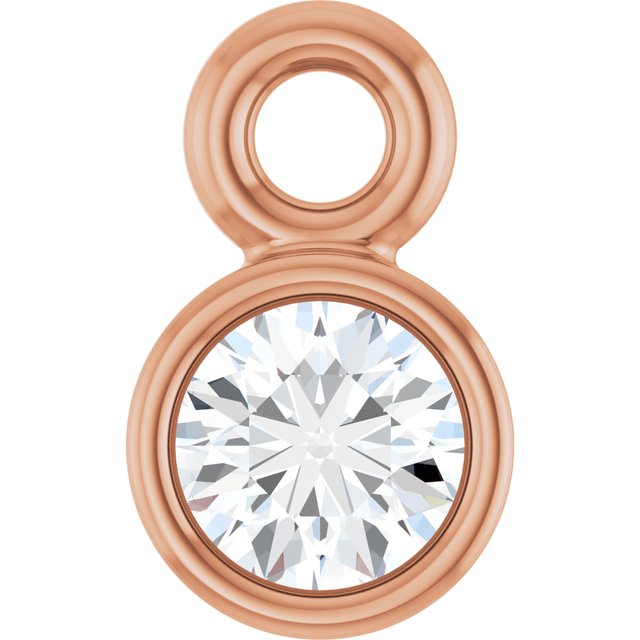 .04 CT Natural Diamond Dangle, 3.02 mm x 4.98 mm