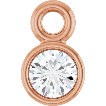 .04 CT Natural Diamond Dangle, 3.02 mm x 4.98 mm