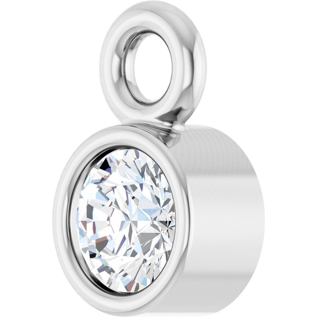 .04 CT Natural Diamond Dangle, 3.02 mm x 4.98 mm