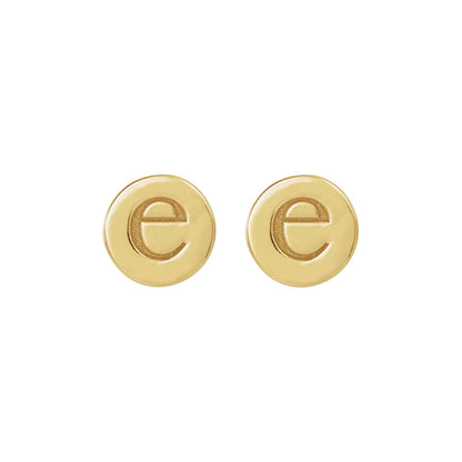 Engravable Disc Earrings