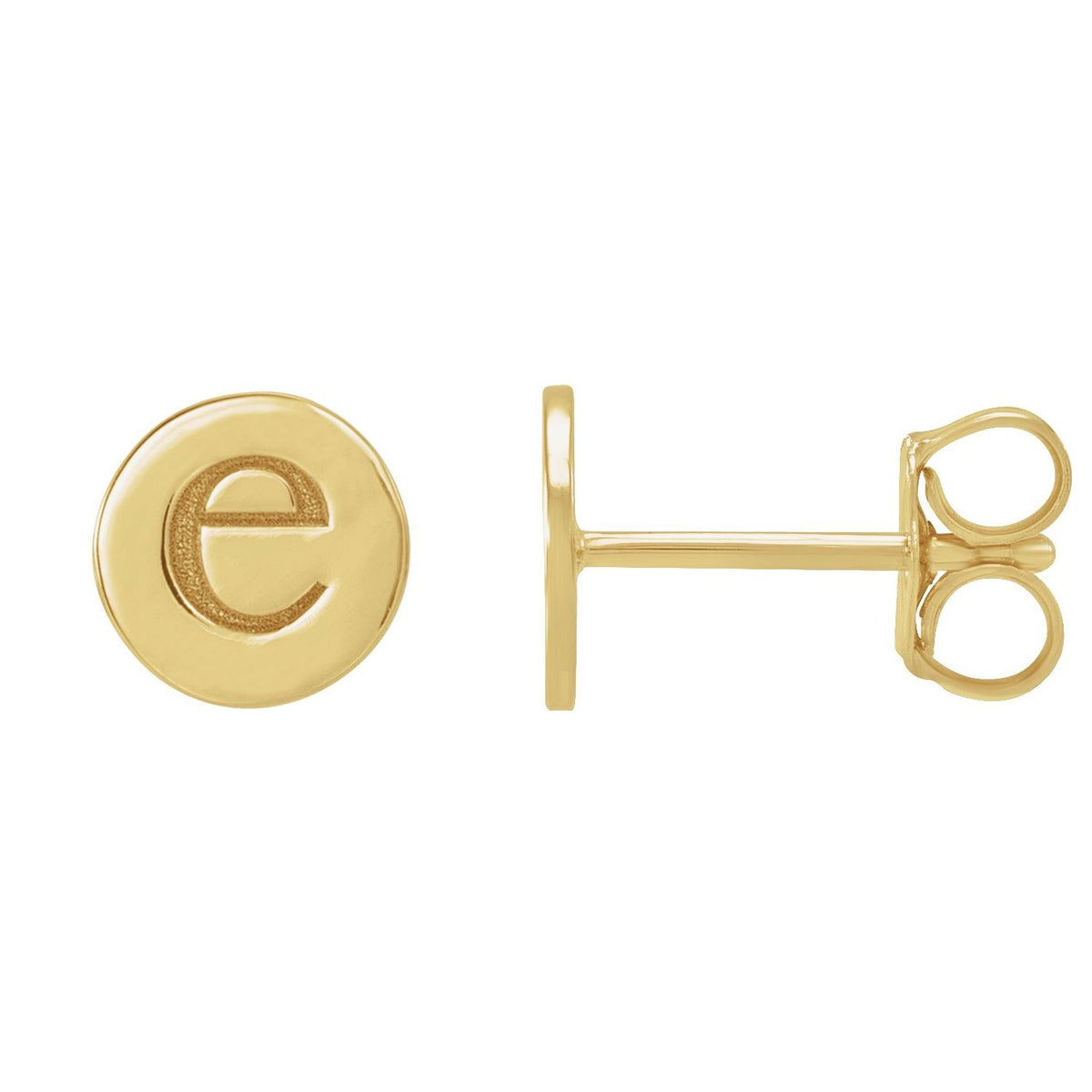 Engravable Disc Earrings