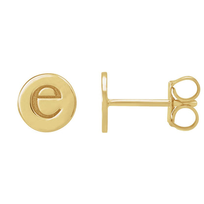 Engravable Disc Earrings