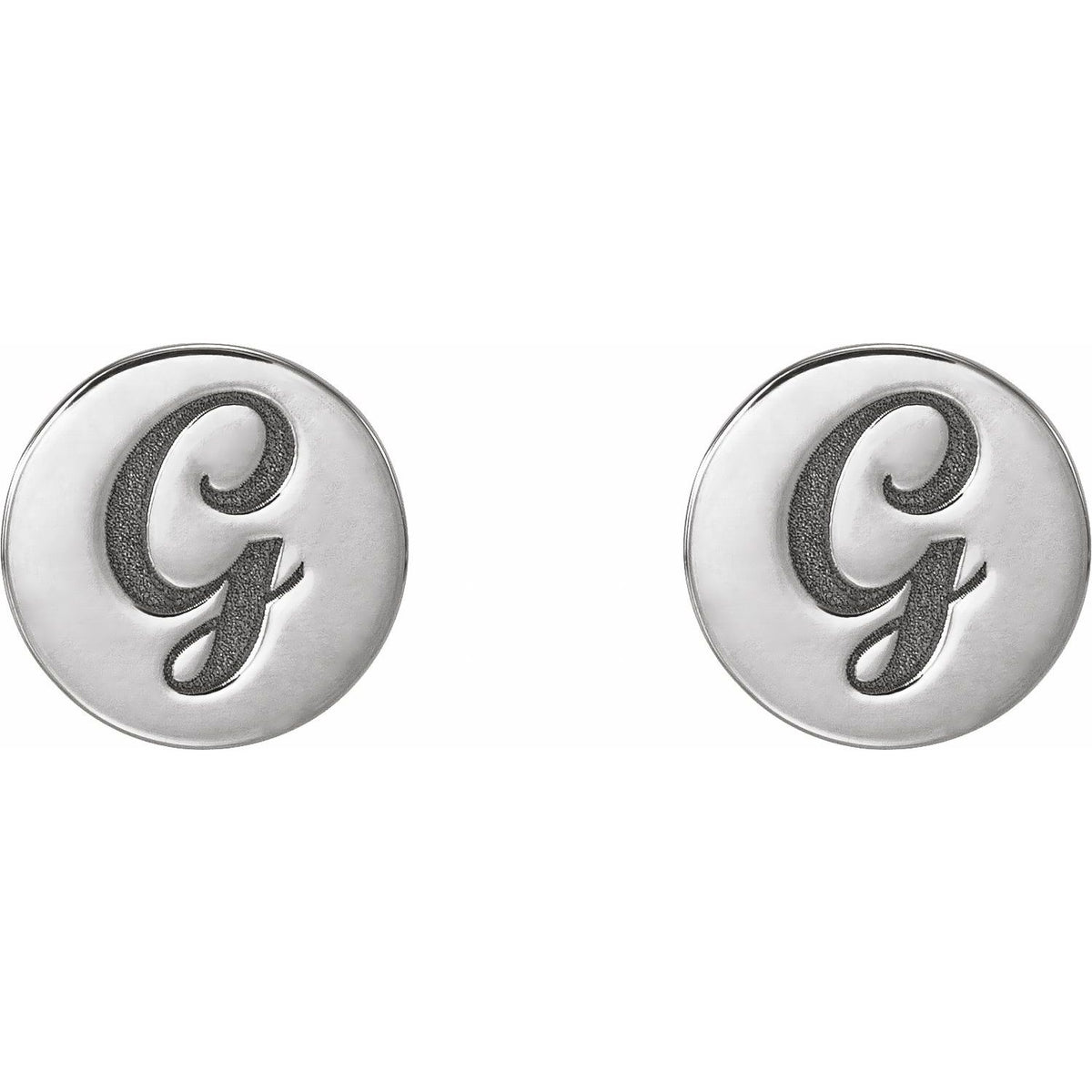 Engravable Disc Earrings