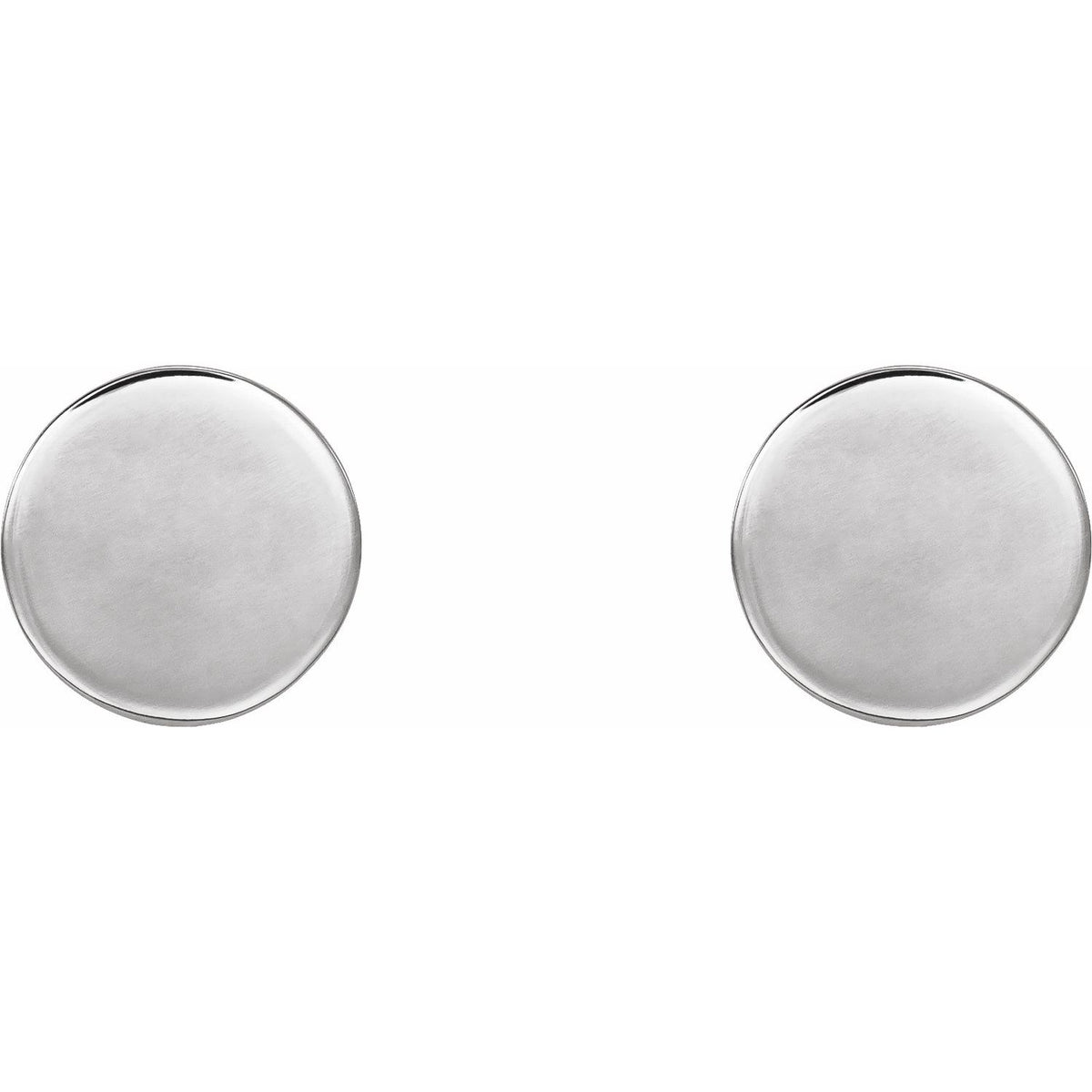 Engravable Disc Earrings