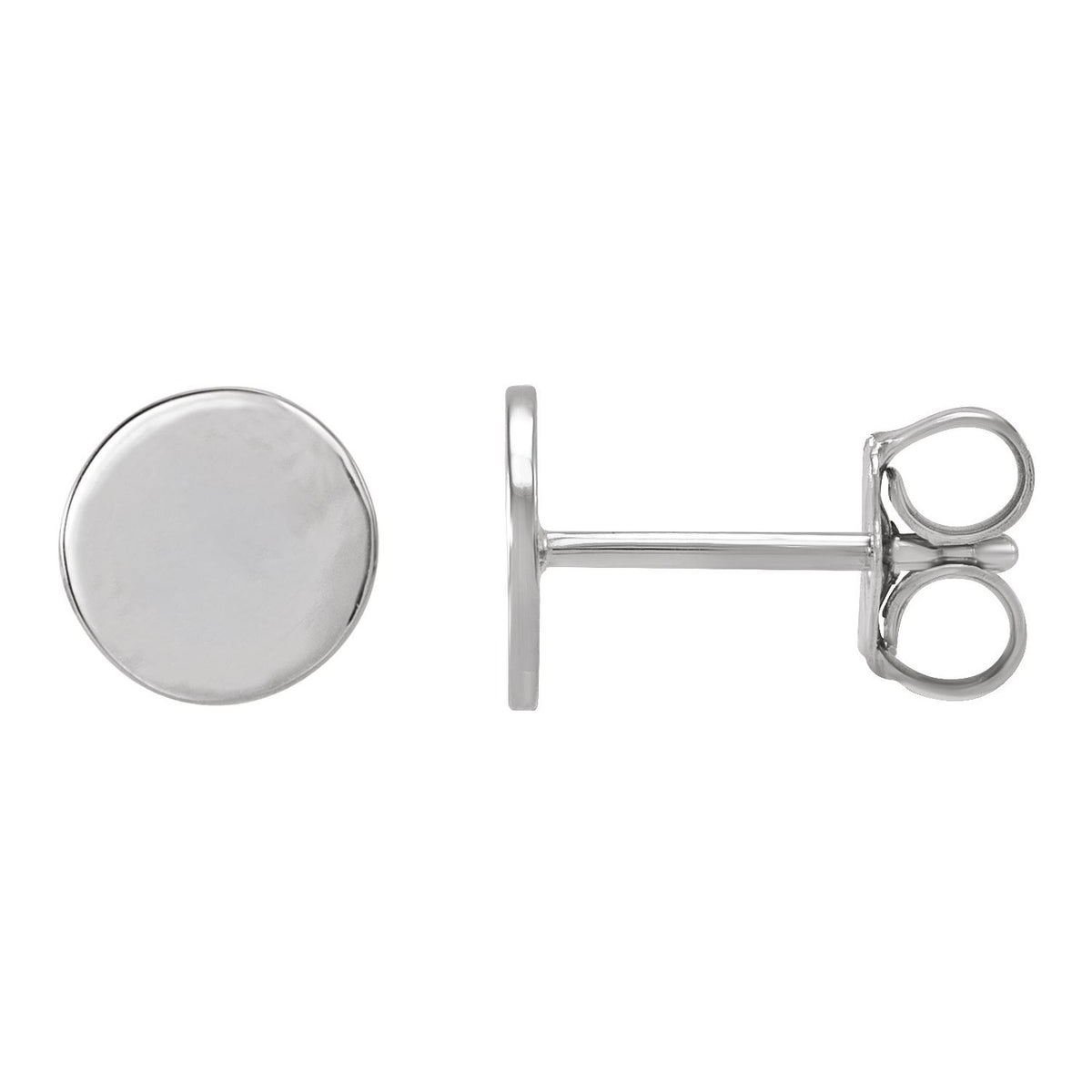 Engravable Disc Earrings