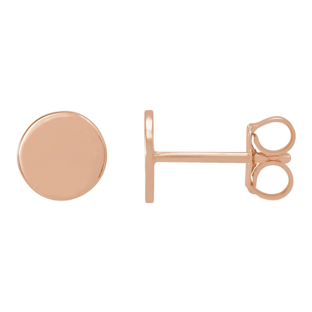 Engravable Disc Earrings