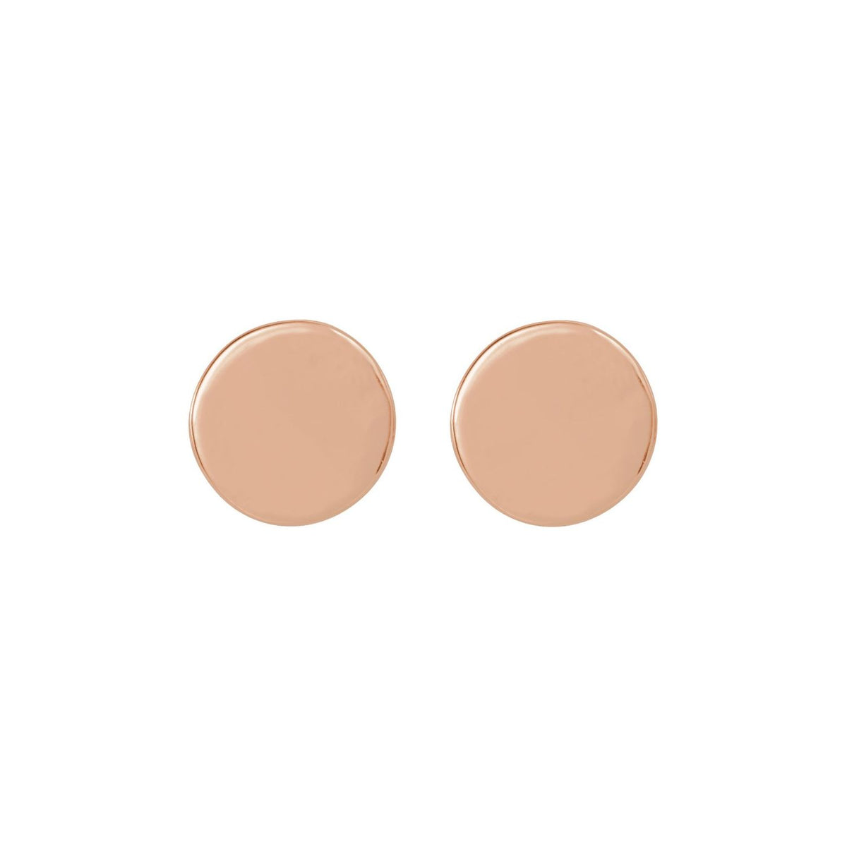 Engravable Disc Earrings
