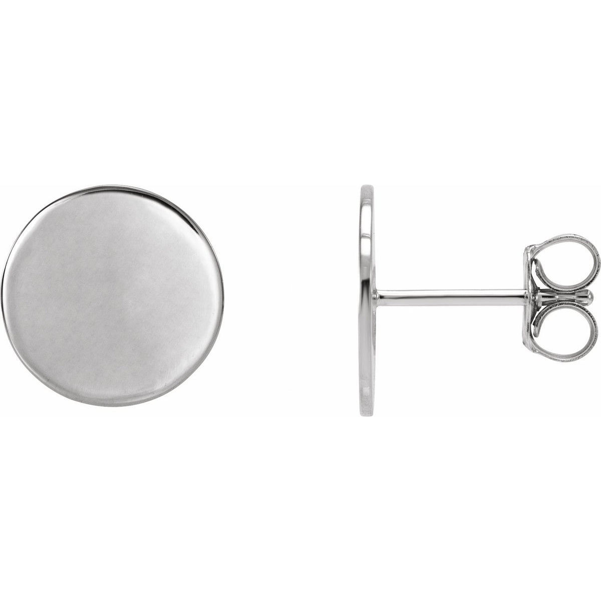 Engravable Disc Earrings
