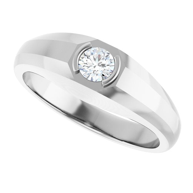 1/4 CTW Lab-Grown Diamond Band, 7.05 mm