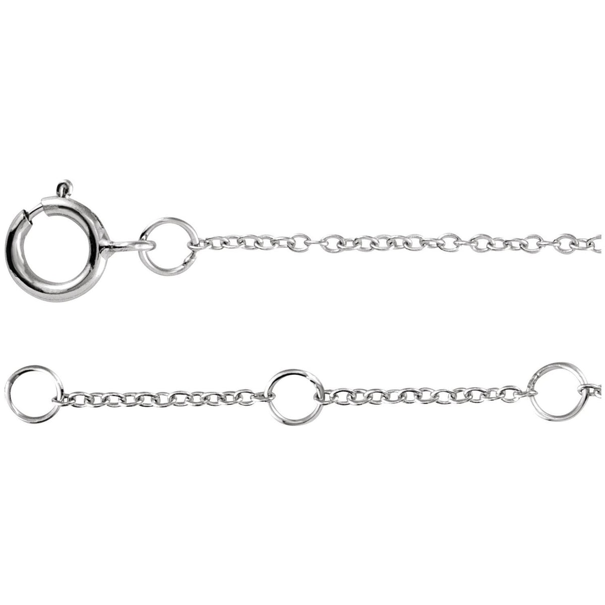 .05 CTW Natural Diamond Initial 6-7" Bracelet