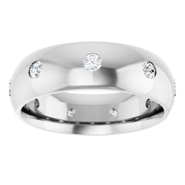 1/3 CTW Natural Diamond Band, 6 mm