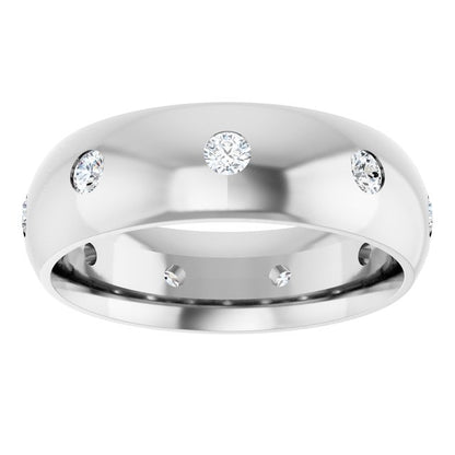 1/3 CTW Natural Diamond Band, 6 mm