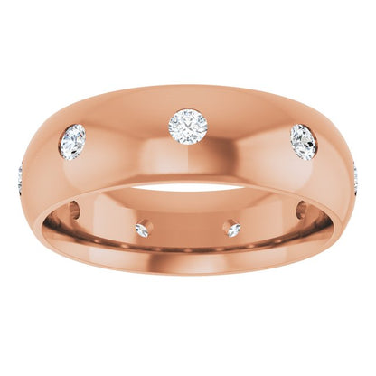 1/3 CTW Lab-Grown Diamond Band, 6 mm