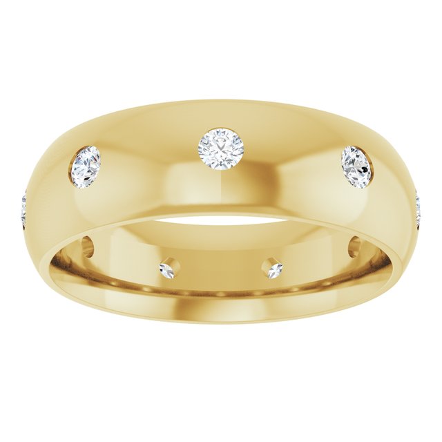 1/3 CTW Natural Diamond Band, 6 mm