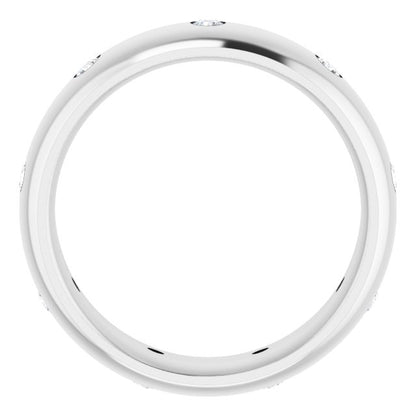 1/4 CTW Lab-Grown Diamond Band, 6 mm